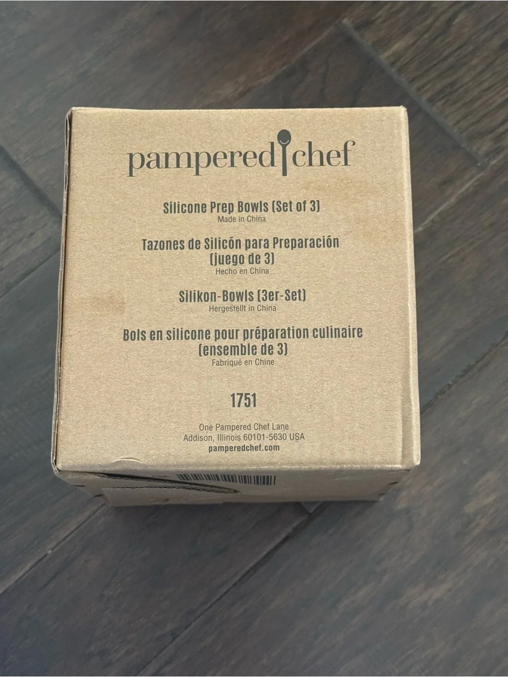 NIB - Retired Pampered Chef Silicone Prep Bowls - Item # 1751 - Picture 2 of 2